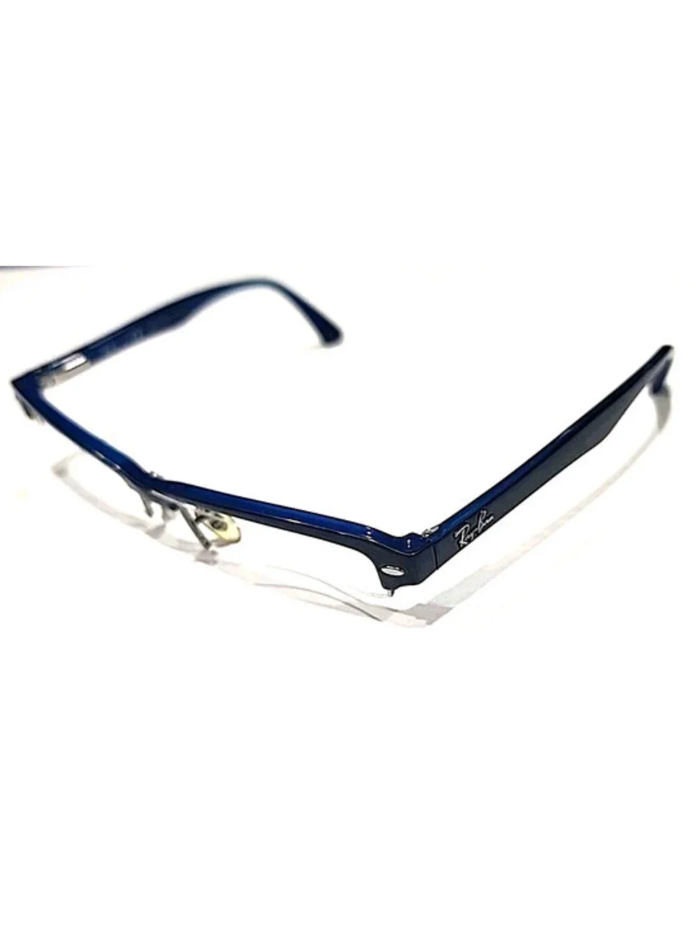 Ray Ban RB7014 5068 Cut Lens String No Logo Tortoise Blue Eyeglasses 54/18 140